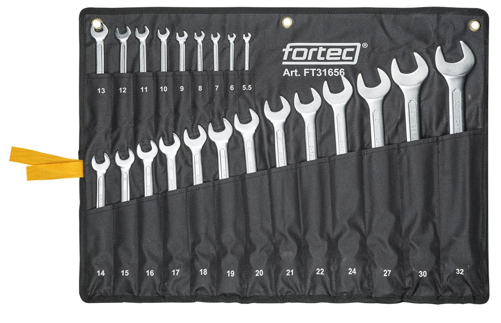 Ringabelschlüssel-Satz 22-tlg. FORTEC FT31656
